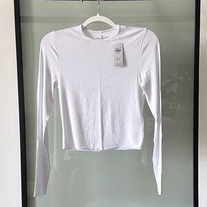 Abercrombie Baby Tee Long Sleeve Top NWT